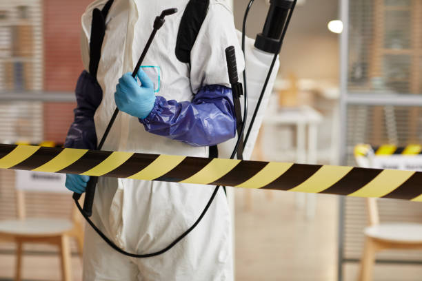 Professional Trauma Scene Cleanup technician working in Juniata, NE